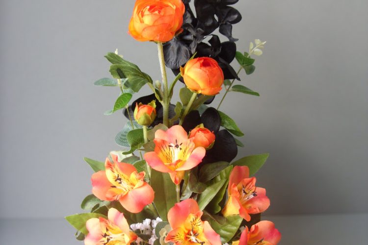 Alstroemeria & Black Orchid - £21.00