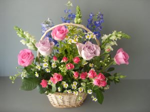 Fresh Rose Basket - £40.00