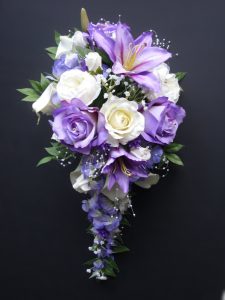 Lilac & Cream Bridal Bouquet - £170.00