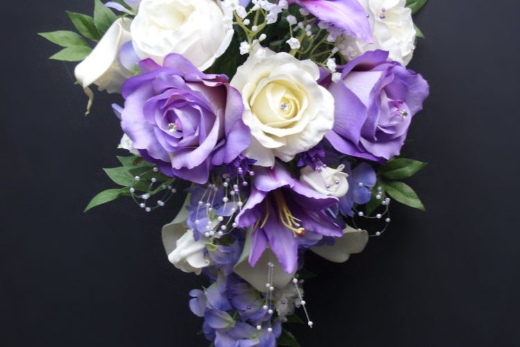 Lilac & Cream Bridal Bouquet - £170.00