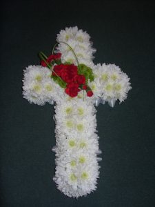 Cross Tribute - White & Red - £77.00