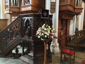 Church Pedestal Arrangement - £86.00