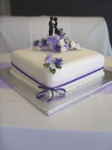 Lilac & Cream Cake Decoration - £10.00