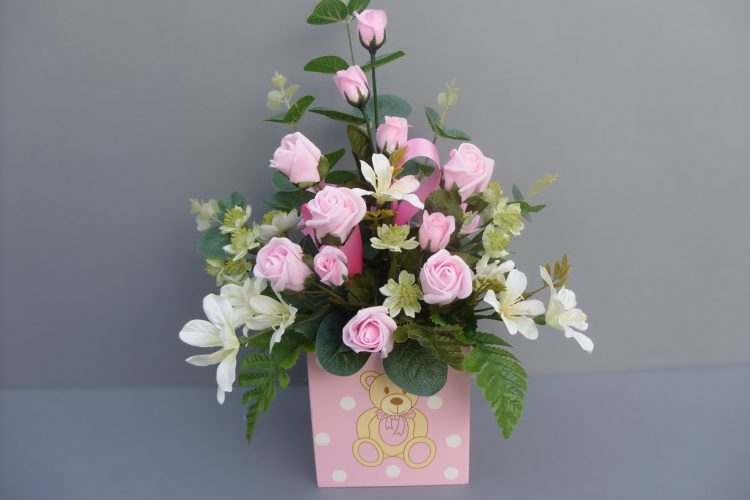 Baby Girl - Pink Roses - £22.50