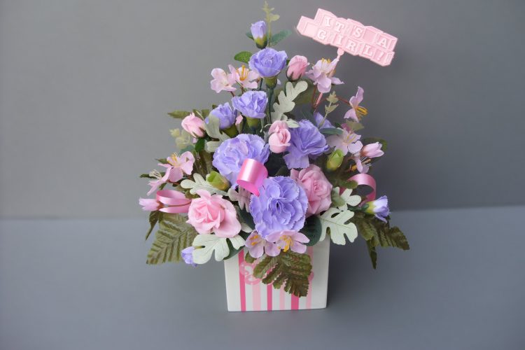 Baby Girl - Roses & Carnations - £24.00