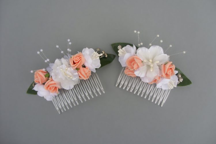 Bridal Hair Combs with Diamante - £10.00 each