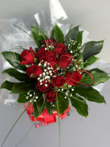 Valentine Rose Aqua Bouquet